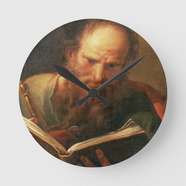 St. Paul, c.1730 (für Begleitfotos siehe 64595) Runde Wanduhr (Vorderseite)