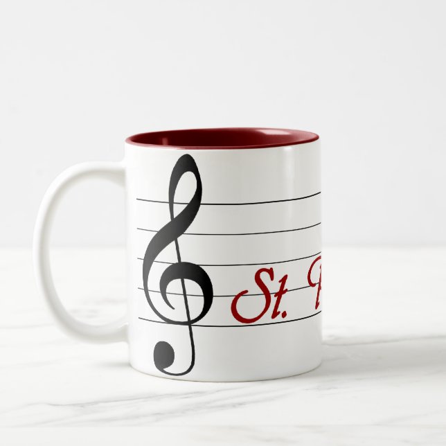 St Paul Chor Zweifarbige Tasse (Links)