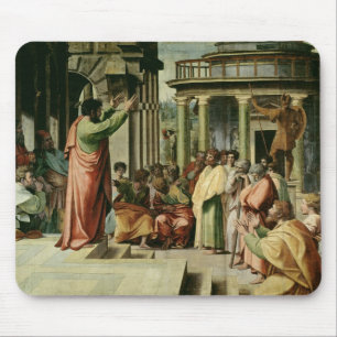 St Paul, das in Athen predigt (Cartoon für das Mousepad
