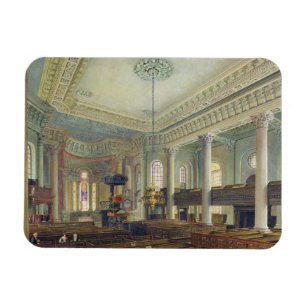 St Paul, Deptford (w/c auf Papier) Magnet