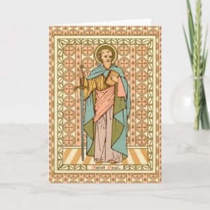 St. Paul der Apostel (RLS13) Leere Grußkarte Karte