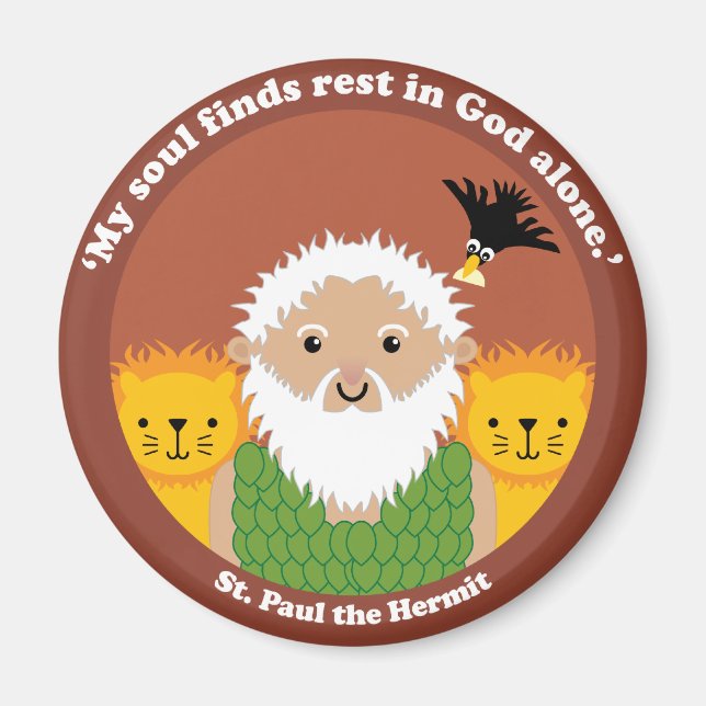 St. Paul, der Einsiedler Magnet (Vorne)
