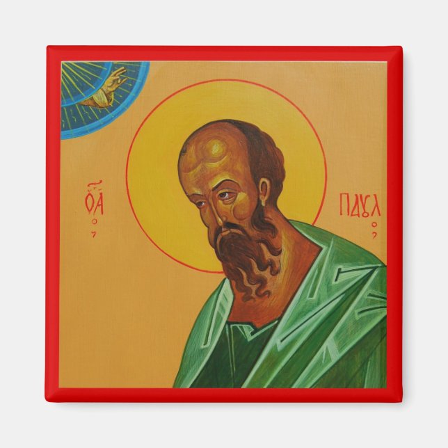 St. Paul, der orthodoxe Icon Magnet (Vorne)