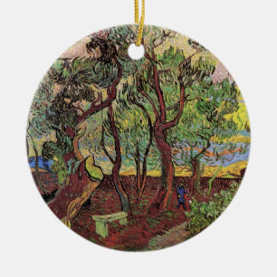 St. Paul Hospital und Garten von Vincent van Gogh Keramikornament