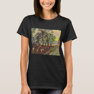 St. Paul Hospital und Garten von Vincent van Gogh T-Shirt