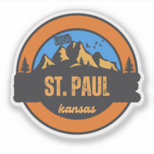 St. Paul, Kansas Aufkleber
