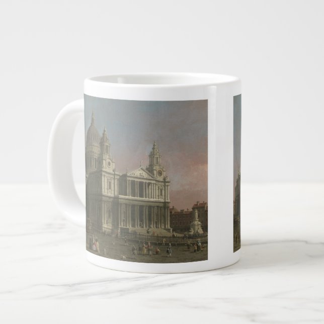 St Paul Kathedrale, London, England Jumbo-Tasse (Vorderseite Links)