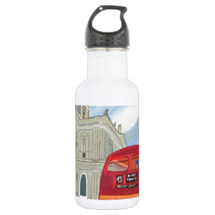 St.Paul-Kathedrale und Londoner Bus Trinkflasche
