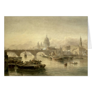 St Paul Kathedralen-und London-Brücke von der SU