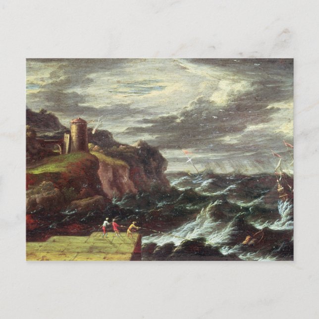 St. Paul kommt nach Malta Postkarte (Vorderseite)