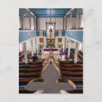 St. Paul Lutheran Church - Serbin, TX - Postkarte