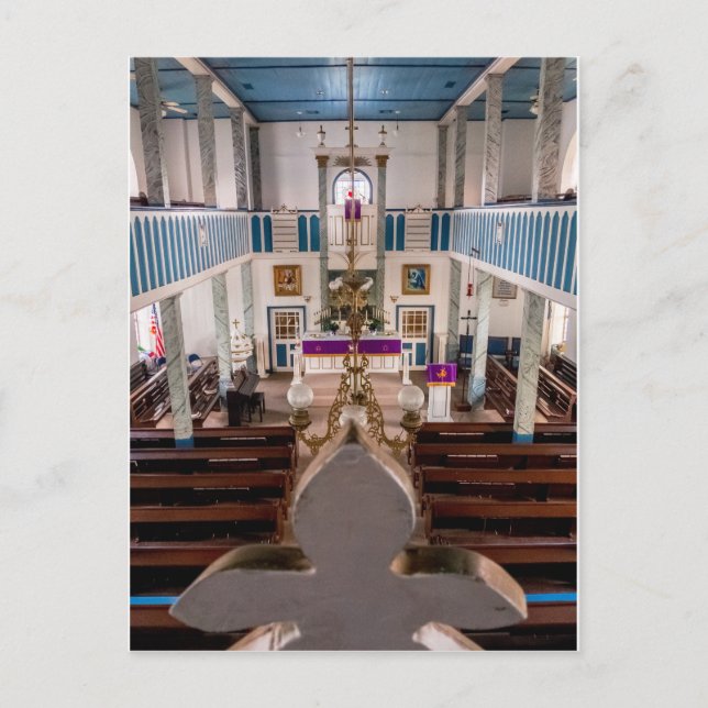 St. Paul Lutheran Church - Serbin, TX - Postkarte (Vorderseite)