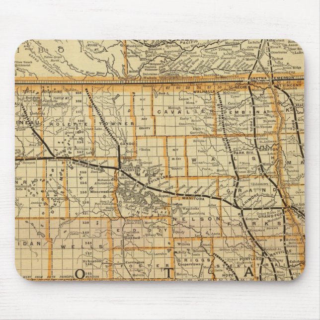 St Paul, Minneapolis und Manitoba Bahn 2 Mousepad (Vorne)