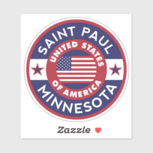 ST. PAUL, Minnesota Aufkleber