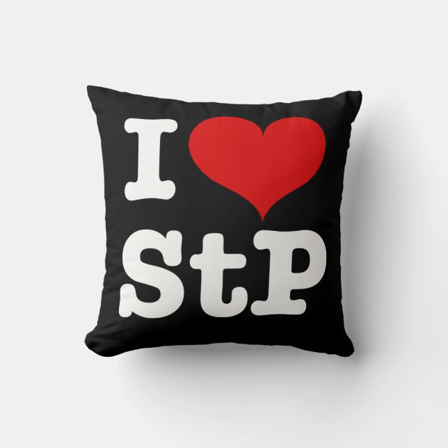 St. Paul Minnesota Throw Pillow Kissen (Vorderseite)