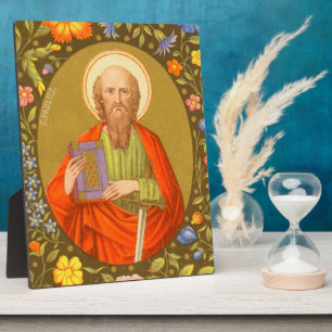St. Paul (PM 06) 8"x10" Plakette 2 mit Staffelei Fotoplatte
