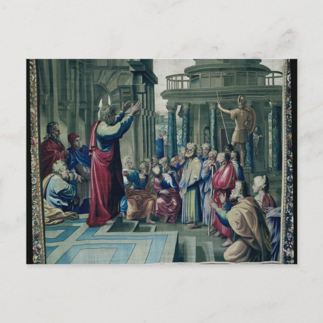 St. Paul Preaching im Areopagus Postkarte (Vorderseite)