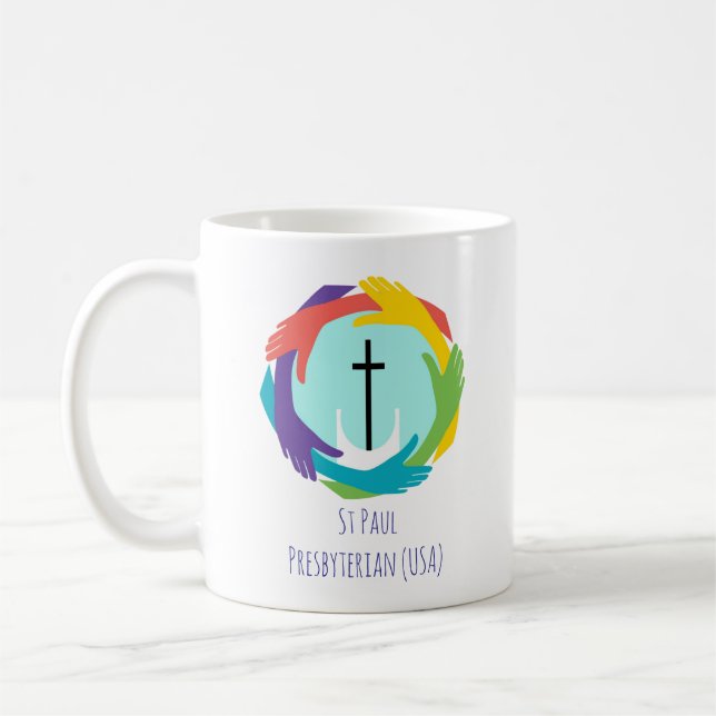 St Paul Pres Mission Mug 11 oz Kaffeetasse (Links)
