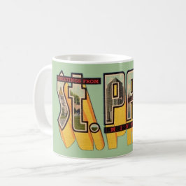 St Paul Retro Greeting Mug Kaffeetasse