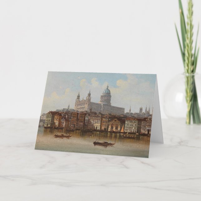 St. Paul’s Cathedral | Johann Wilhelm Jankowsky Karte (Vorderseite)