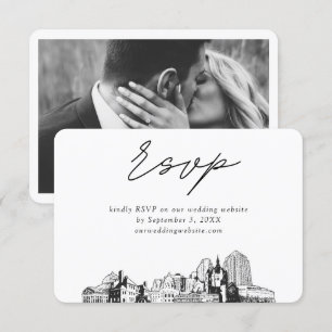 St. Paul Wedding Minimalistisch Sketch UAWG Begleitkarte