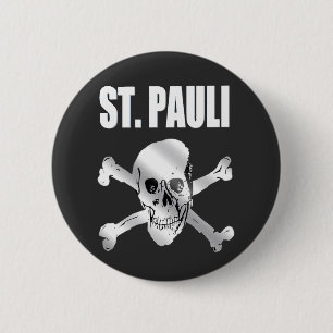 St. Pauli Fan Design Button