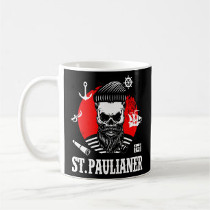 St. Pauli Hamburg Skull Paulian Saint Pauli Kaffeetasse