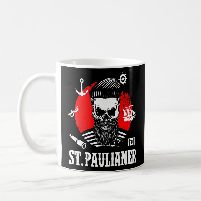 St. Pauli Hamburg Skull Paulian Saint Pauli Kaffeetasse (Links)