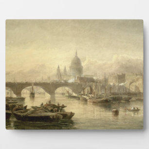 St. Paul's Cathedral and London Bridge from the Su Fotoplatte