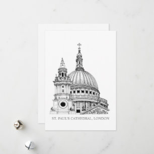 St Paul's Cathedral Card Feiertagskarte