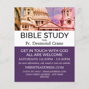 St. Paul's Cathedral, Christlich Bible Class Adver Flyer