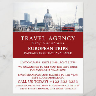 St Paul's Cathedral, London City, Reiseagentur Flyer