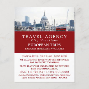 St Paul's Cathedral, London City, Reiseagentur Flyer
