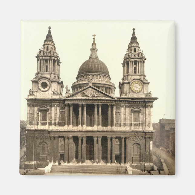 St. Paul's Cathedral, London, England Magnet (Vorne)