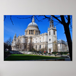 St Paul's Cathedral London England Poster