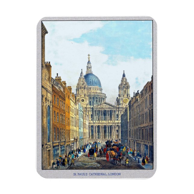 St. Paul's Cathedral London Magnet (Vertikal)