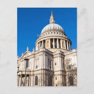 St. Paul's Cathedral London mit blauem Himmel Postkarte