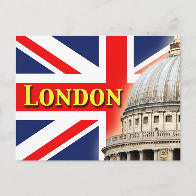 St. Paul's Cathedral London Postkarte (Vorderseite)
