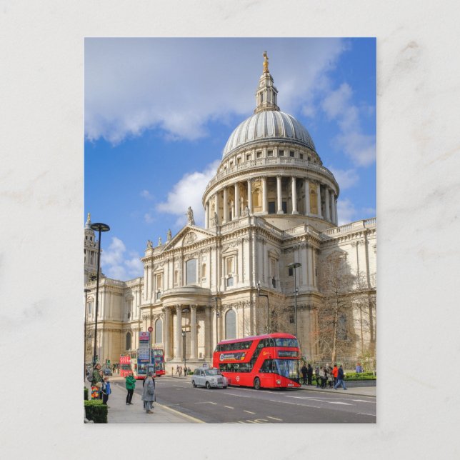 St Paul's Cathedral, London UK Postcard Postkarte (Vorderseite)