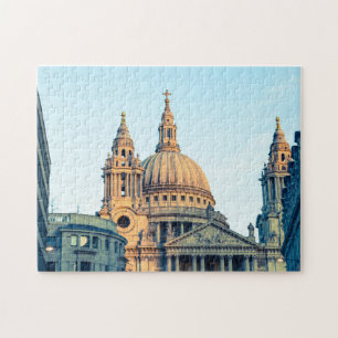 St Paul's Cathedral London Vintage-Geschenkposter Puzzle