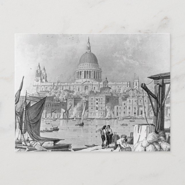 St. Paul's Cathedral Postkarte (Vorderseite)