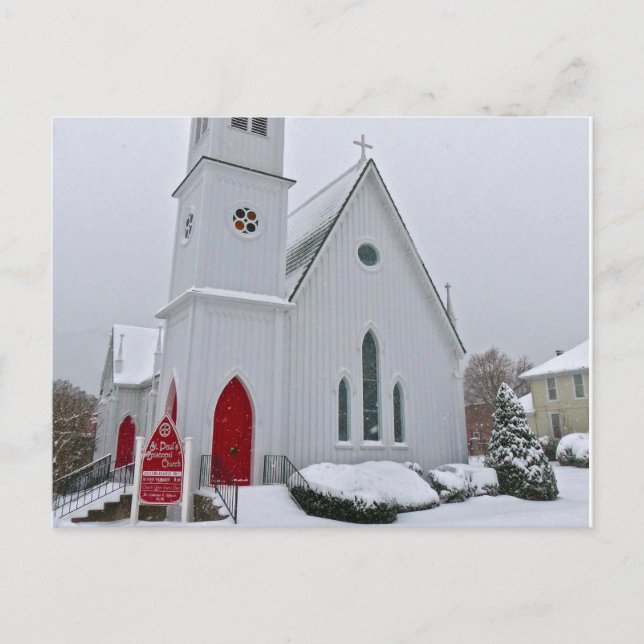 St. Paul's Episcopal Church Postkarte (Vorderseite)