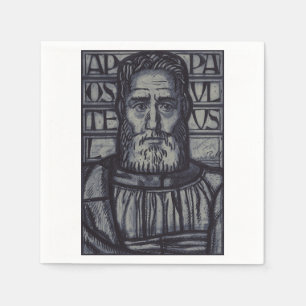 St. Paulus der Apostel Moderne grafische sakrale K Serviette