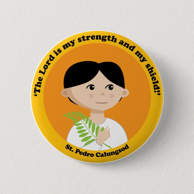 St. Pedro Calungsod Button (Vorderseite)