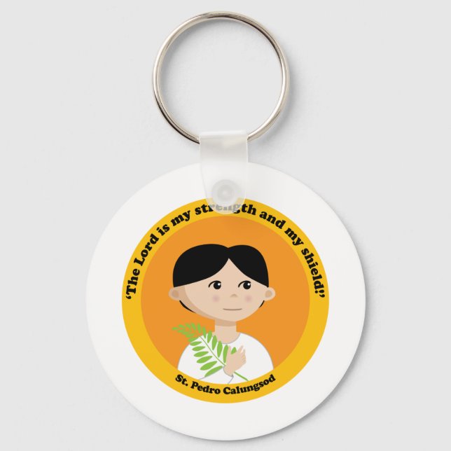 St. Pedro Calungsod Schlüsselanhänger (Vorderseite)