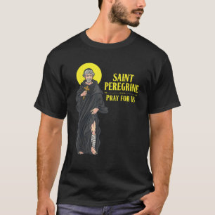 St. Peregrine Schutzheilige der Krebspatienten Cat T-Shirt