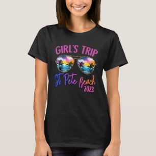 St. Pete Beach 2023 Mädchen-Trip Sonnenbrille Somm T-Shirt