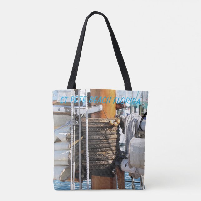 St Pete Beach FL Jumbo-Tasche (Rückseite)