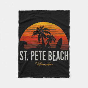 St Pete Beach Florida Fl Palms Vacation Surf Sonne Fleecedecke