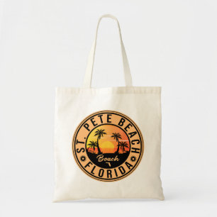 St Pete Beach Florida Retro Sunset Souvenirs 60er Tragetasche